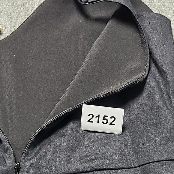 Fifteen Twenty Cropped Jumpsuit Womens XS Black Wide Leg Sleeveless Dressy USA - Picture 10 of 10